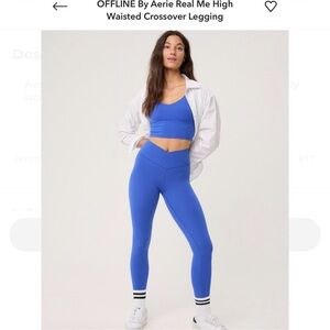 Aerie Blue High Waisted Leggings